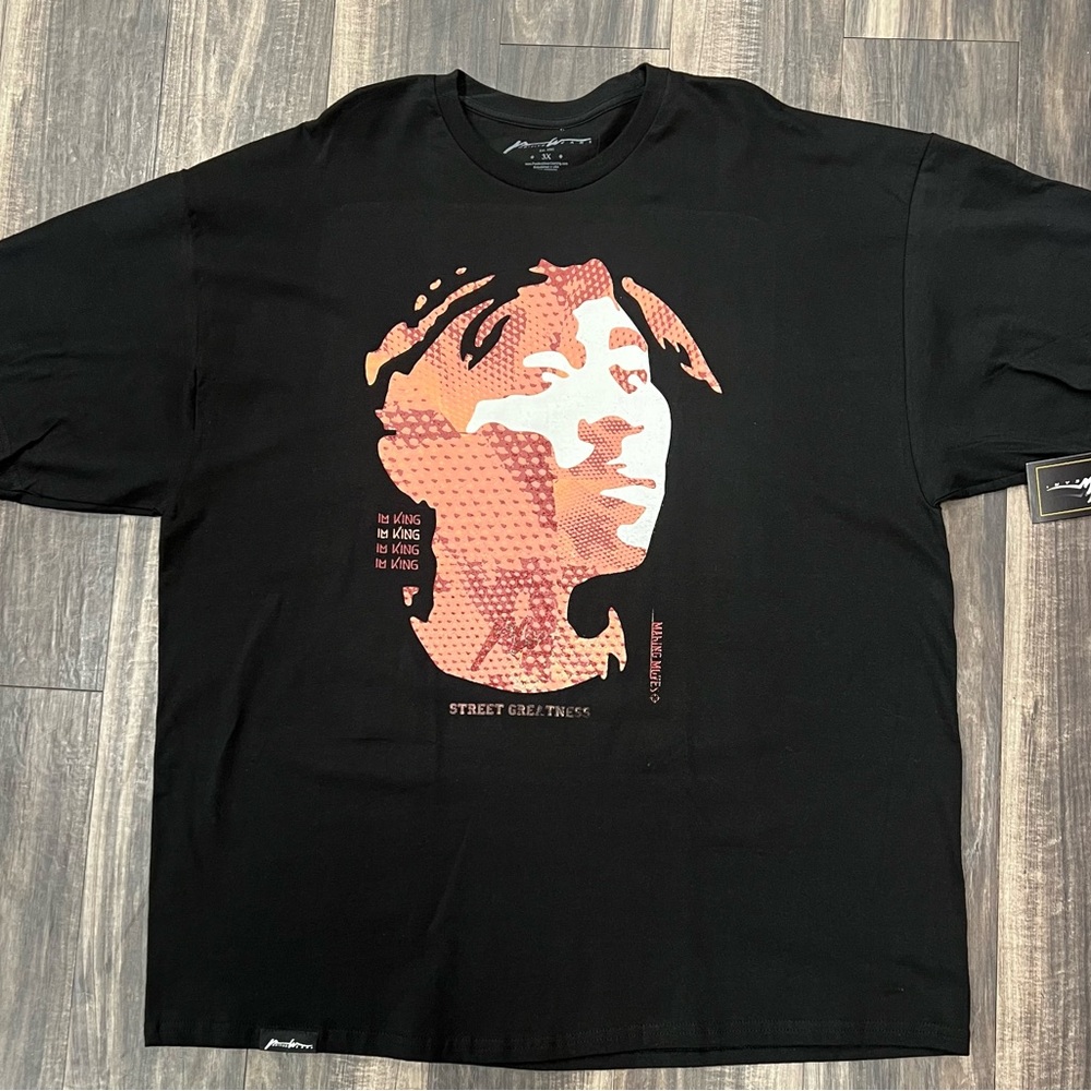 Men’s Positive Wear Black Tupac Graphic T-Shirt new with Tags